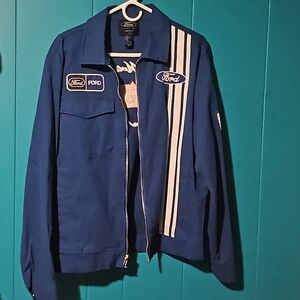 Forever 21 blue ford jacket,size small
